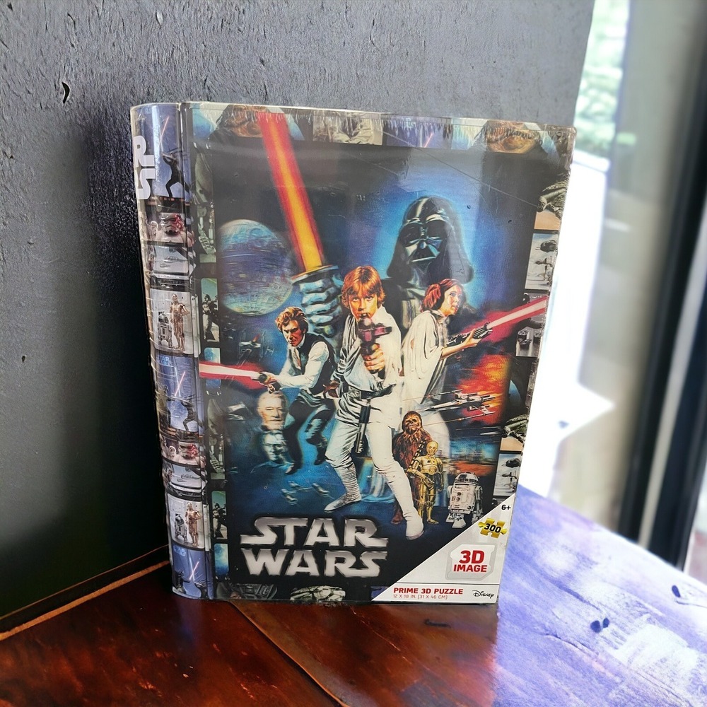 Star Wars Prime 3D Star Wars 300 PC Puzzle 3D Image W/Tin 2022 Disney